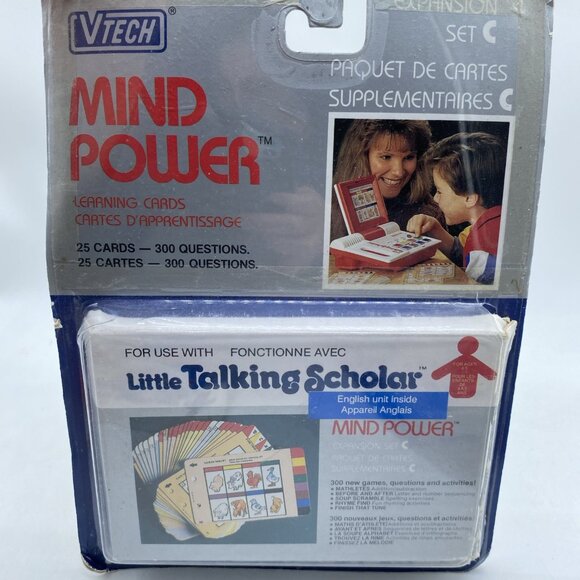 Vintage 1989 Vtech Little Talking Scholar Toy Original Set And 3 Expansion Sets - Picture 11 of 16